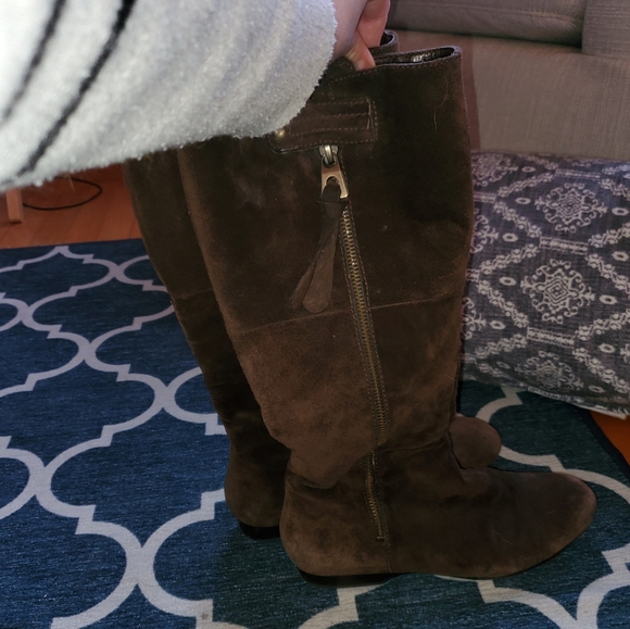 Enzo Angiolini Suede riding boot - Picture 2 of 4